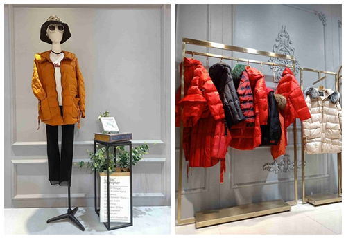 廣州知名老品牌歌瑞絲芬羽絨服折扣女裝淘寶 貨源廠家清倉