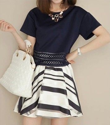 『套裝專區』 2015夏季新款 大碼胖mm歐根紗韓版短袖t恤 背心裙兩件套套裝圖片|『套裝專區』 2015夏季新款 大碼胖mm歐根紗韓版短袖t恤 背心裙兩件套套裝產品圖片由深圳市寶安區西鄉雅迪服飾批發商行公司生產提供-企業庫網